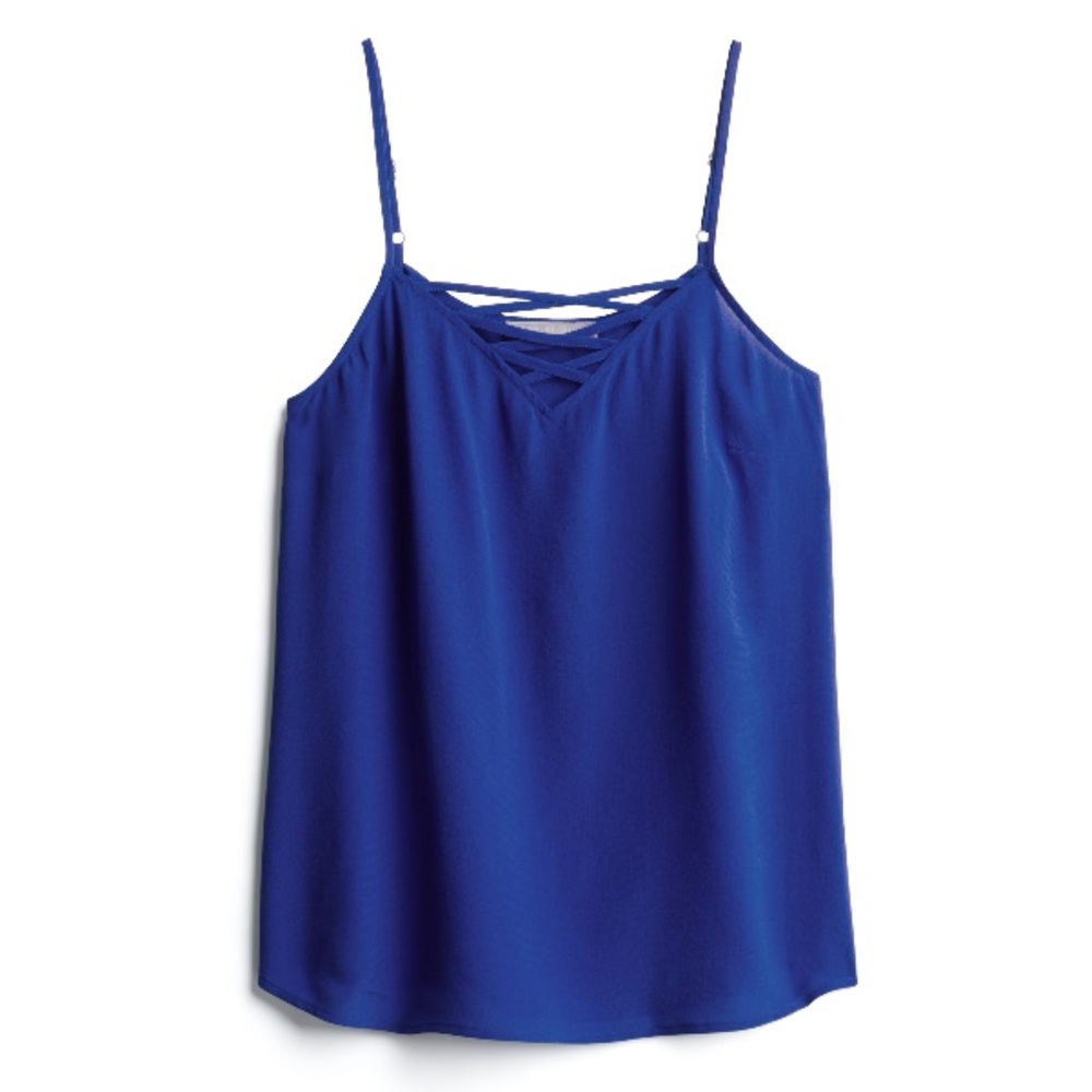 Cobalt silk camisole!!